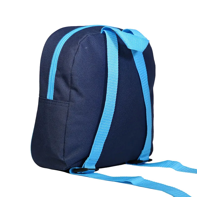 Sac à dos goûter maternelle La Reine Des Neiges Bleu - 24x24cm-4