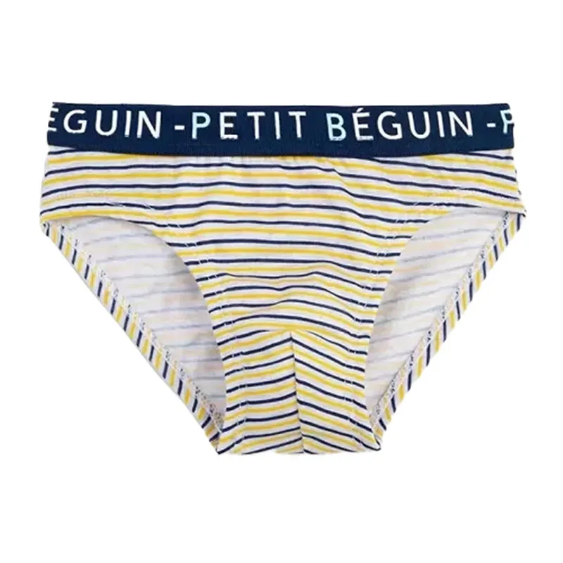 3 Slips Enfant Samuel - Bleu/Blanc/Jaune-2