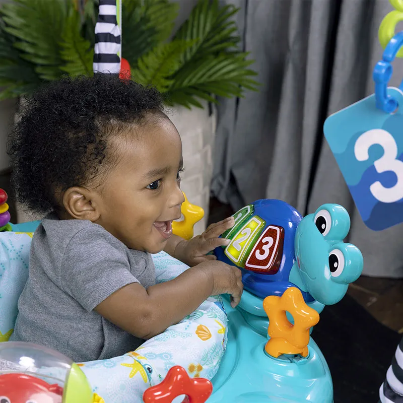 Sauteur 2en1 avec centre d'activités Ocean explorers - 6m+-14