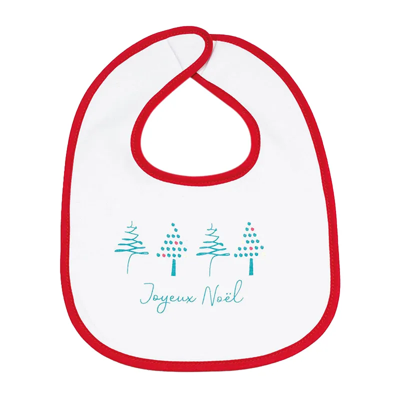 2 Bavoirs 1er âge Noël - 22x30cm-6