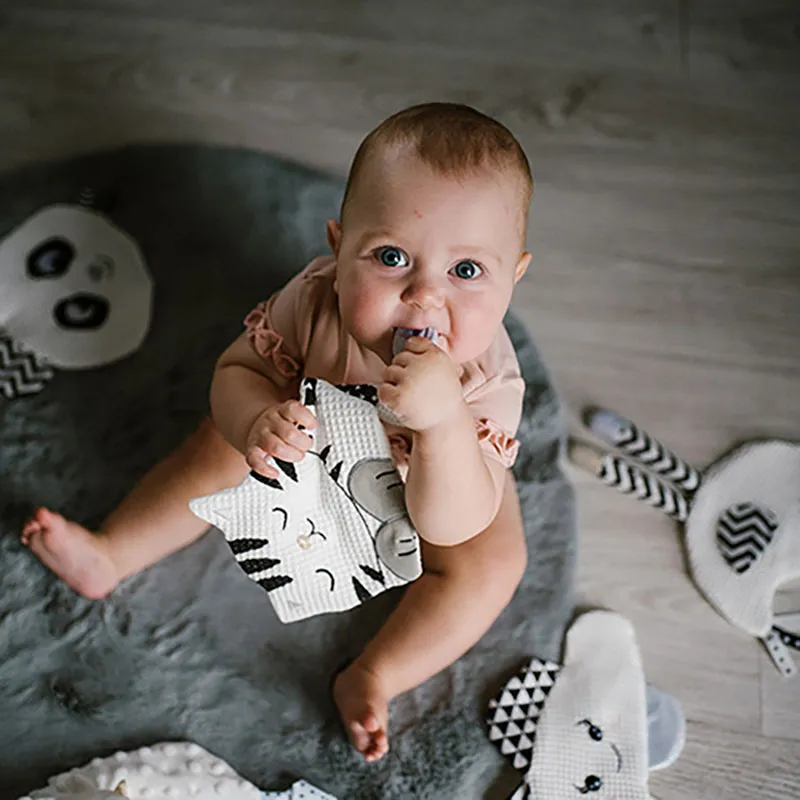 Peluche plate Happy Panda - 0m+-6