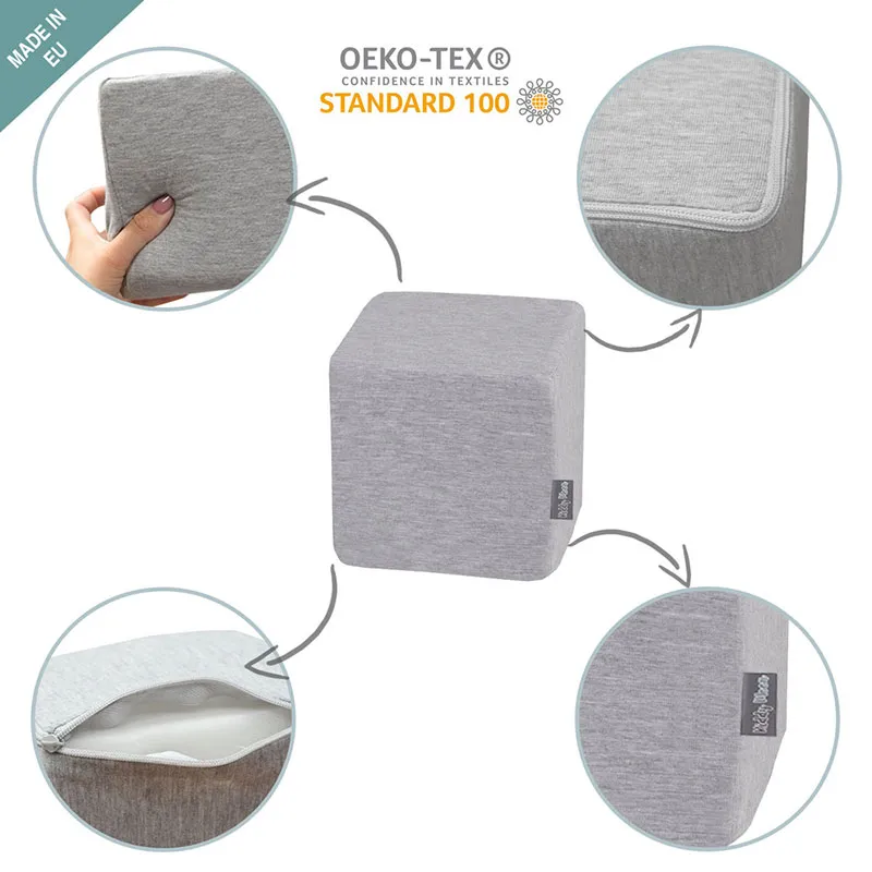 Blocs en mousse Gris/Menthe 48pcs - 14cm-2