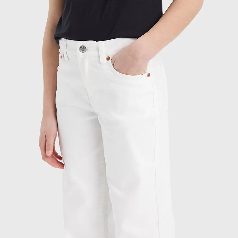 Jean Wide Leg - Blanc-5