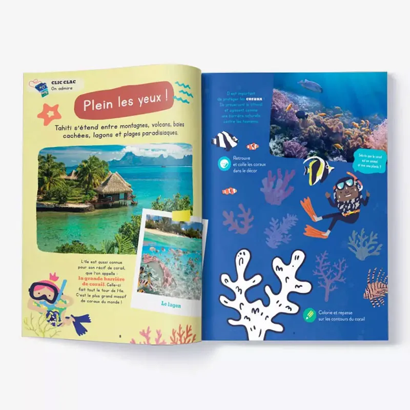 Carnet Tahiti - De 4 à 7 ans-1