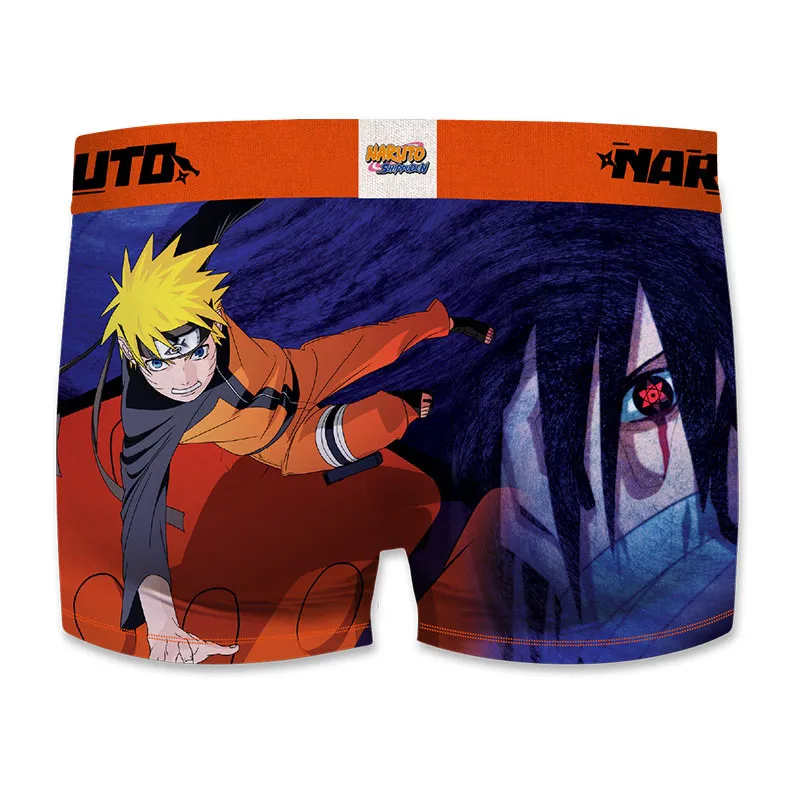 4 Boxers Homme Naruto Shippuden - Bleu/Noir-7