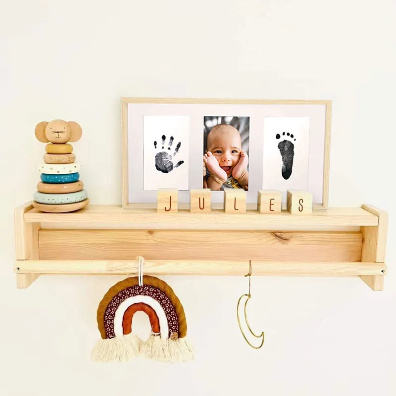 3 Kits d’empreintes Bébé mains & pieds + Cadre Trio Love Beige Offert-1