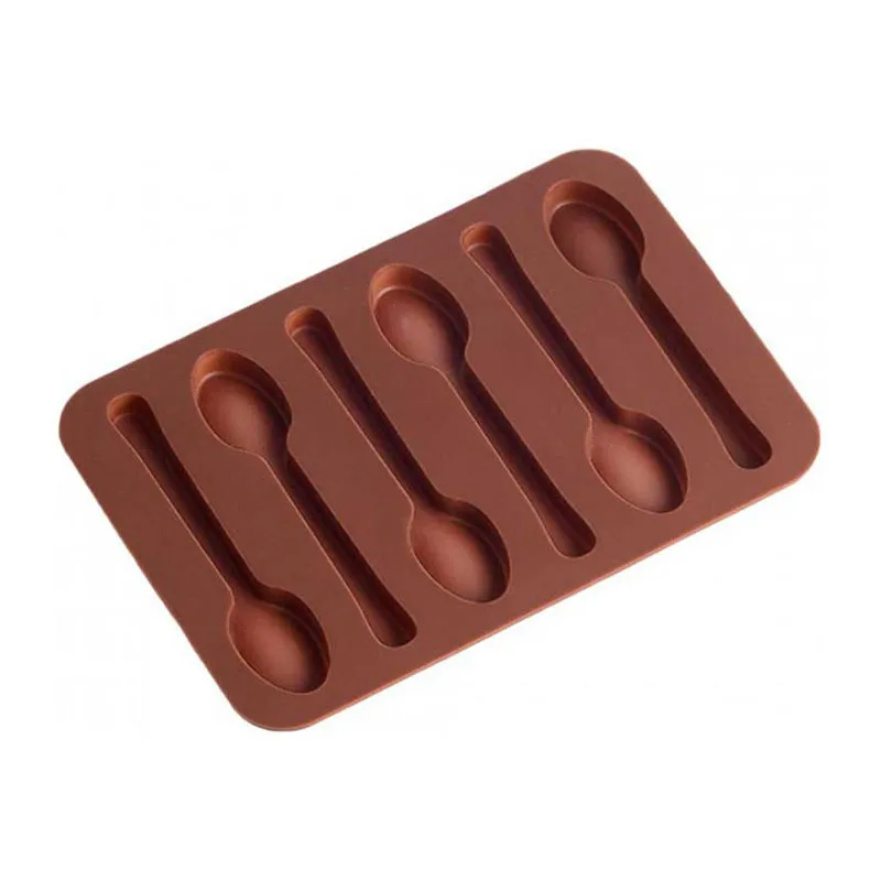 Moule à cuillères en chocolat - 14x10cm-2