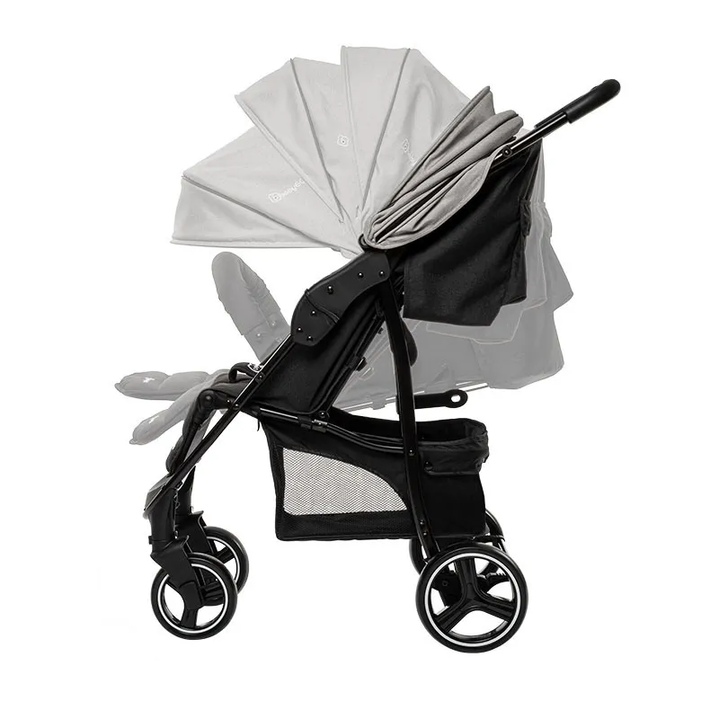Poussette Compacte Basket Gris Chiné - 0m+-3