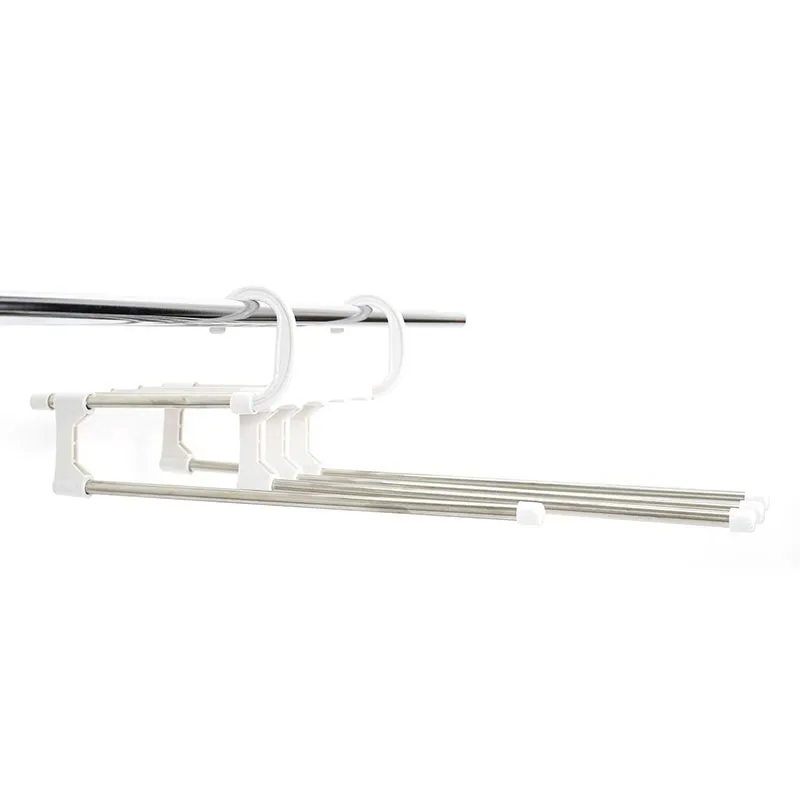 Cintre pour pantalons multipositions Blanc - 45cm-1