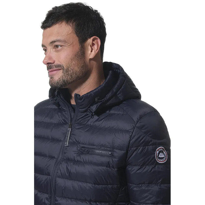 Doudoune Zippée capuche amovible Homme - Marine-4