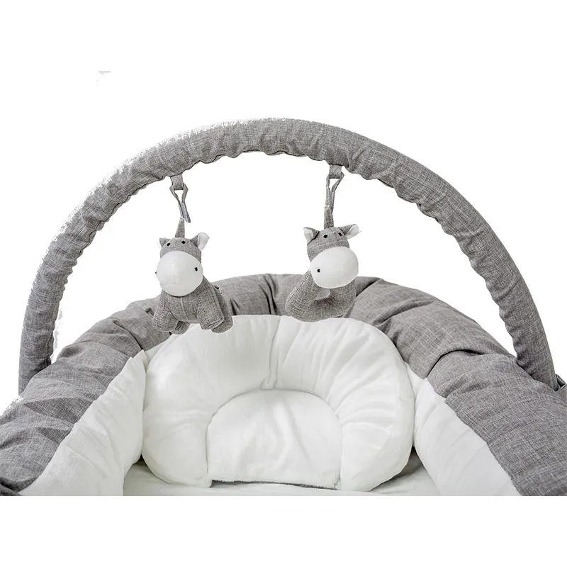 Coussin cocon - Gris-4