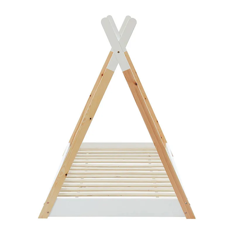Lit enfant tipi Tiny Bois Blanc - 90x190cm-3