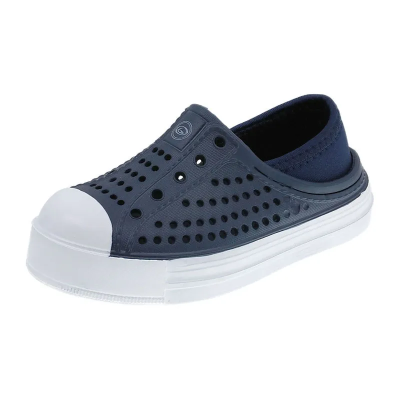 Sabots Enfant ouverts - Bleu marine-0