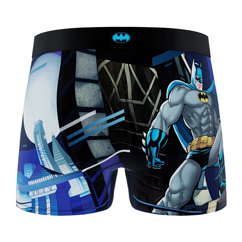 3 Boxers Homme DC Comics - Violet/Jaune/Bleu/Gris/Blanc-4