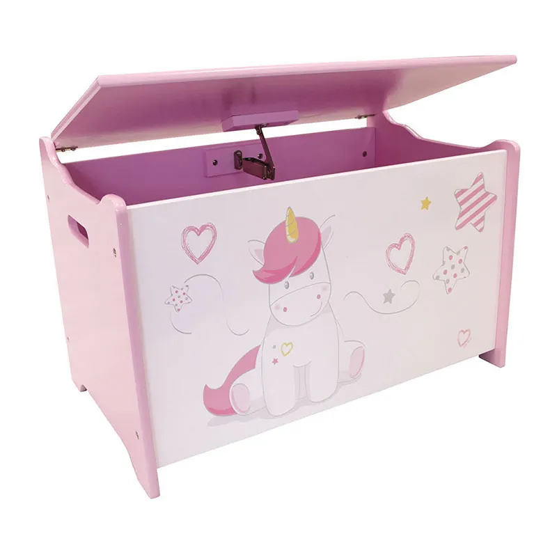 Coffre à jouets Licorne - 40x58x36cm-2