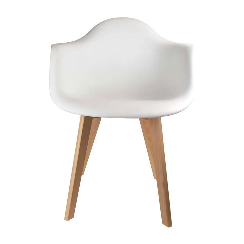 2 Fauteuils scandi enfant Blanc - 42,8x41x33cm-3