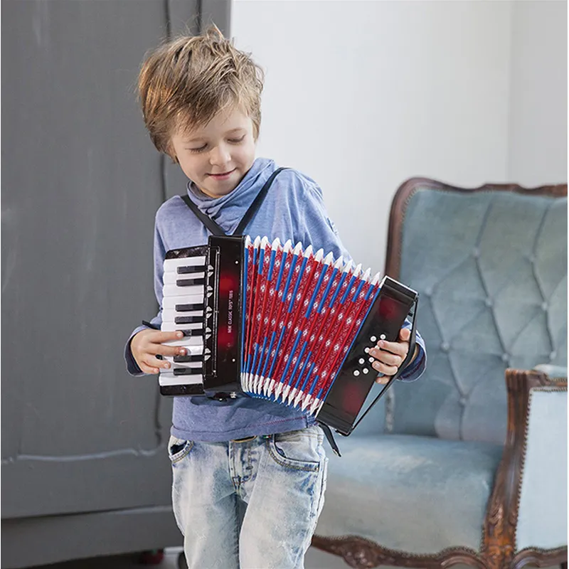 Accordéon Noir 17 touches - 36m+-2