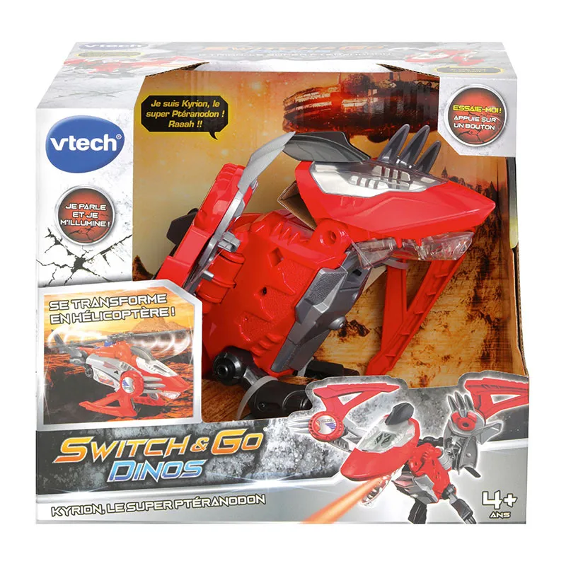 Switch & Go Dinos Kyrion le super Ptéranodon - 4+-7