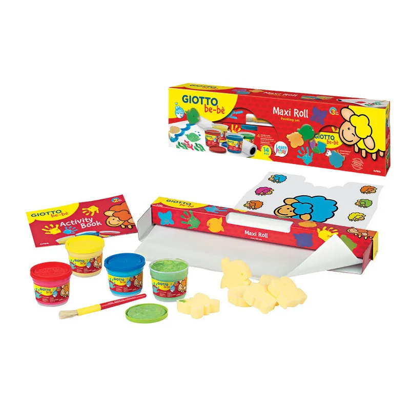 Set Maxi Roll gouache + Rouleau Be-bè - 14pcs-0