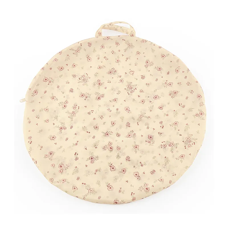 Tente de plage Pop Up Vintage Flowers Jaune - 130x130x108cm-3