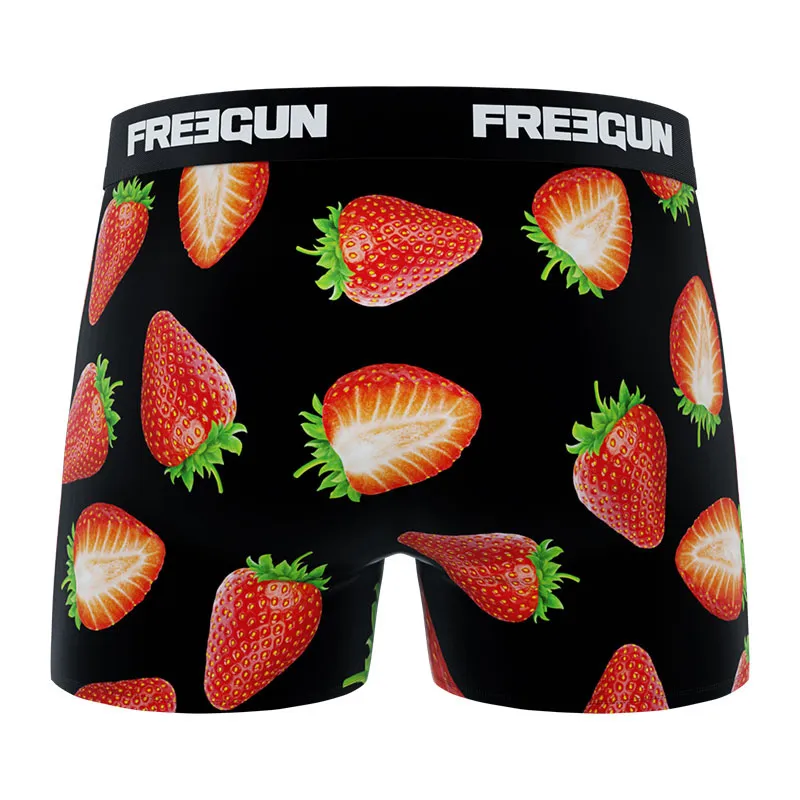 6 Boxers Garçon Best Of Freegun - Jaune/Rouge-11