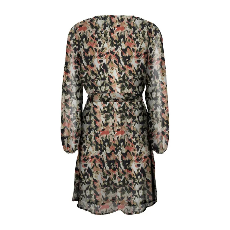 Robe courte ML Léopard Moon - Orange | Burnt Orange Laura-1