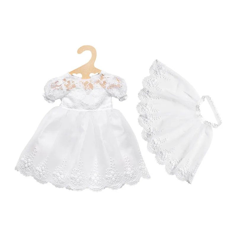 Robe de mariée Sissi - Poupée 28-35/35-45cm-0