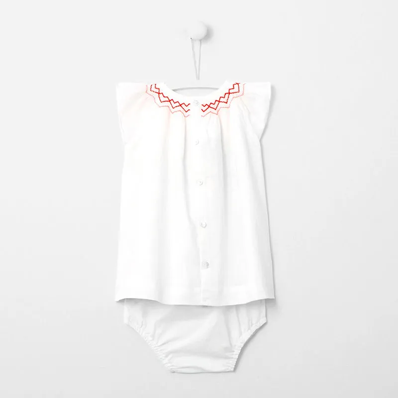 Robe Francy Bébé Jacadi - Blanc - JACADI-1
