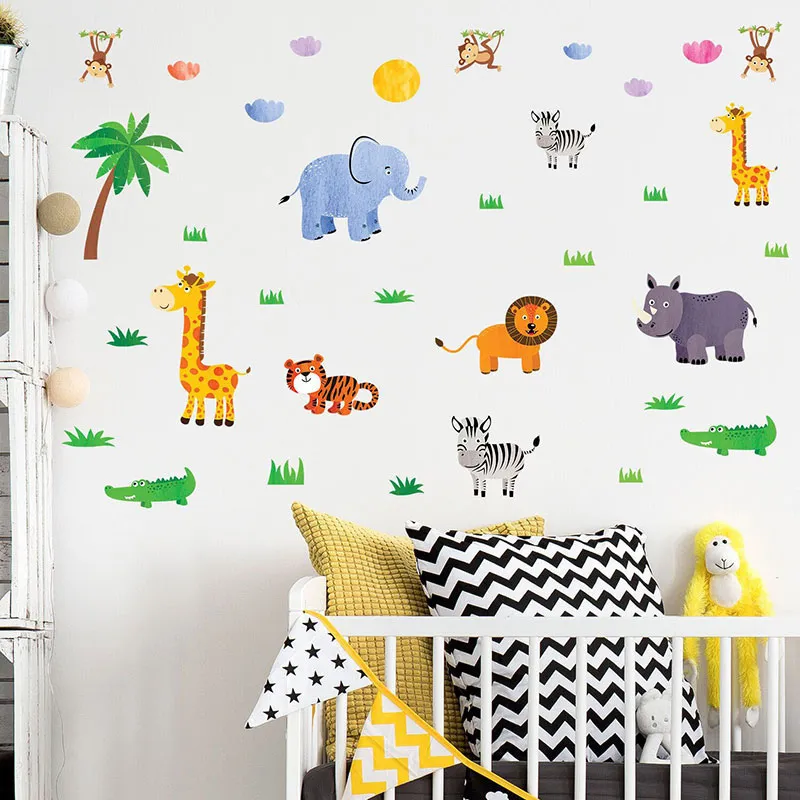 Stickers - Animaux de la jungle-1
