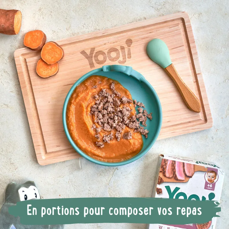 Pack 1 mois de repas Légumes/Protéines Bio - 30 repas - 9m+-2