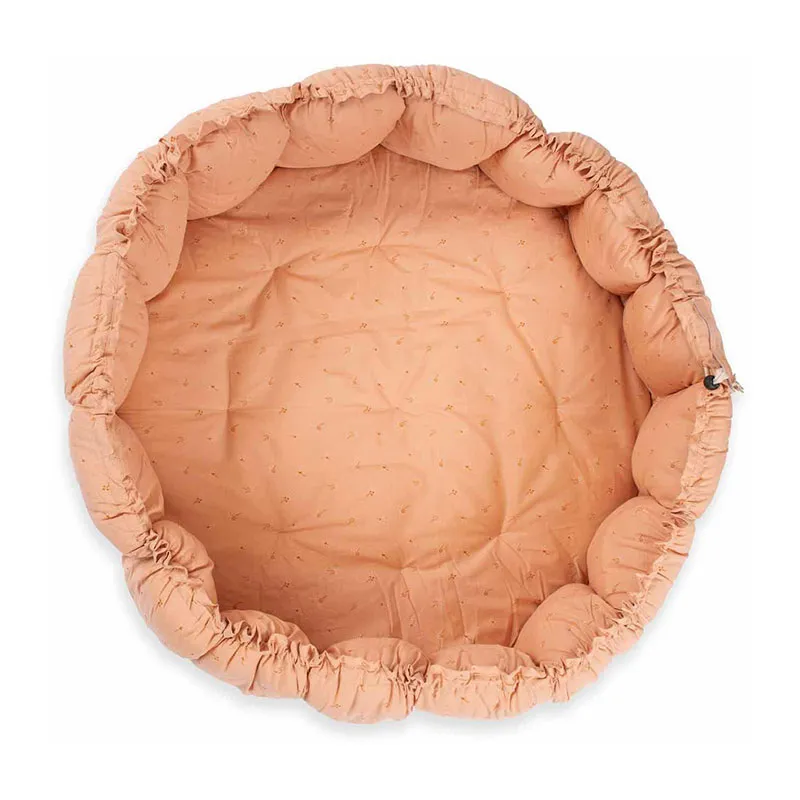 Sac à jouets/Tapis/Parc d'éveil 3en1 Bloom Fleuri - ø130cm-3