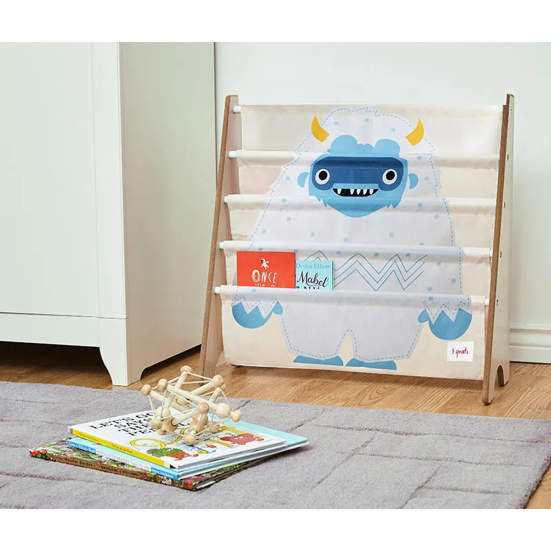 Bibliothèque en tissu Yeti - 61x62cm-1