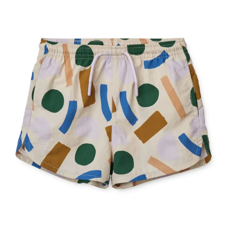 Short de bain Aiden Paint stroke & Sandy - Liewood-0