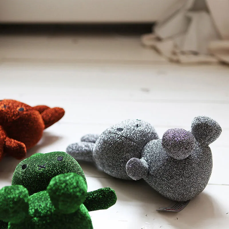 Peluche Lapin pailleté Vert Éd. limitée - 23cm-3
