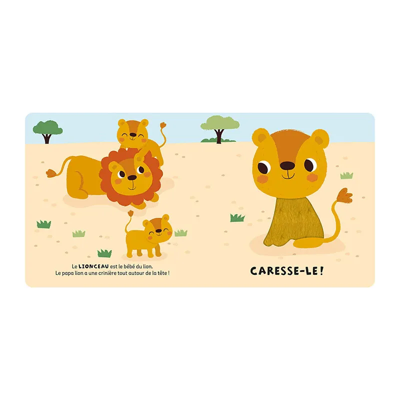Coffret à toucher 2 livres Les bébés animaux - 0m+-3