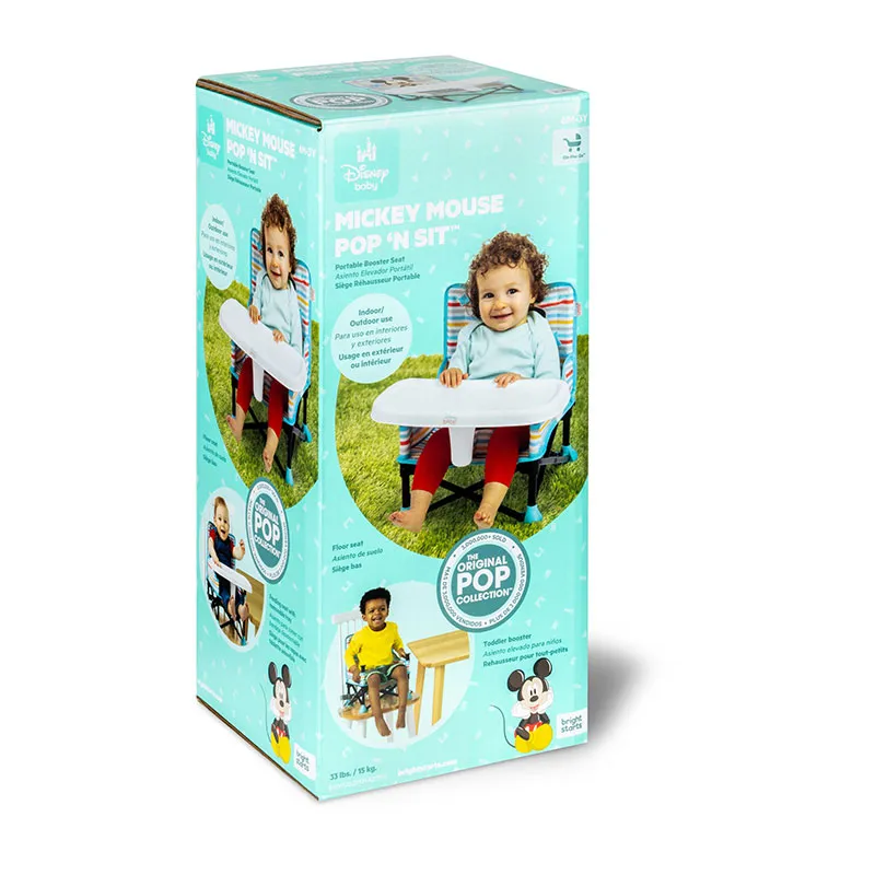 Réhausseur portable Pop'n Sit Mickey - 6m+-8