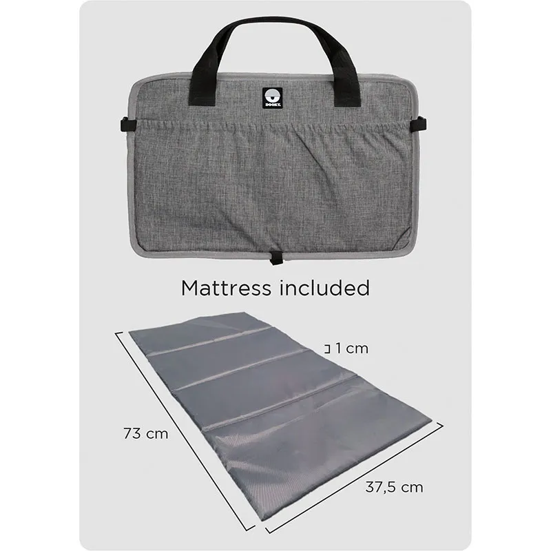 Sac à langer/Couffin nomade - Gris-5