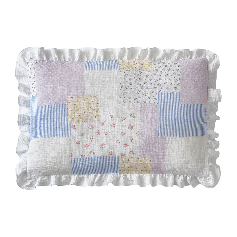 Taie d'oreiller cottage - Multicolore - 40x60cm-0
