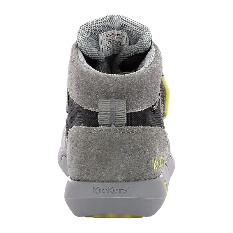 Sneakers hautes Junibo - Gris/Vert-4