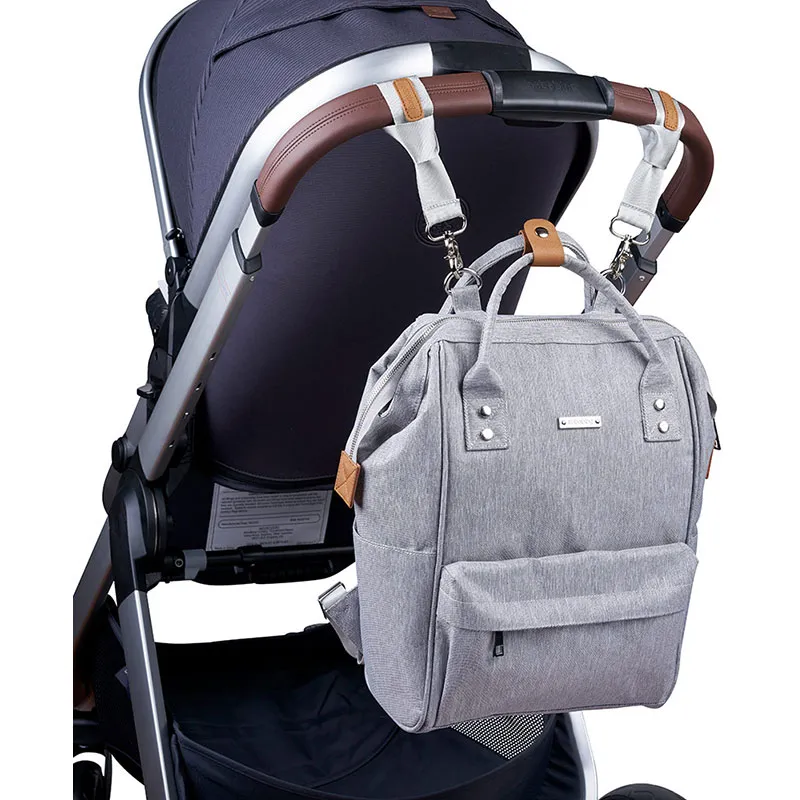 Sac à dos à langer Mani - Grey-9