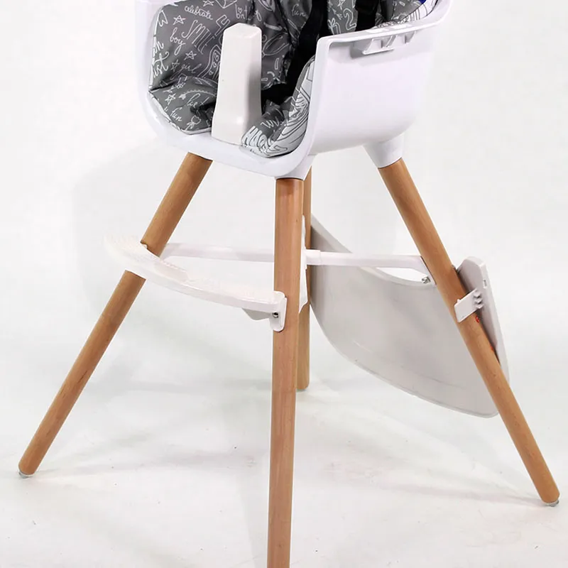 Chaise haute bébé évolutive Paulette Cerisier Noir - 56x88cm-5