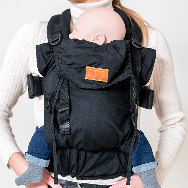 Porte-bébé Click Deluxe Coton - 0m+-1