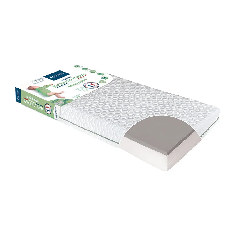 Matelas Evolutif Fresh déhoussable - 60x120x12cm-4