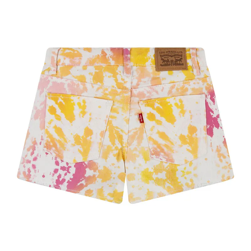 Jean Tie Dye Girlfriend Junior - White alyssum-2