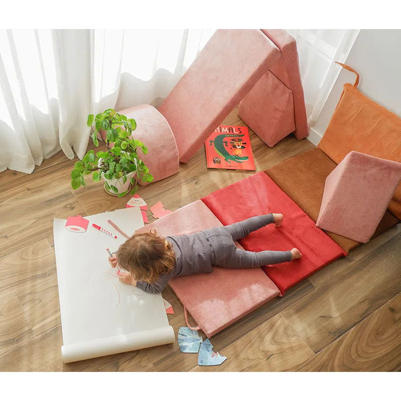 Tapis de sol Montessori Sunrise Multico. - 170x60cm-1