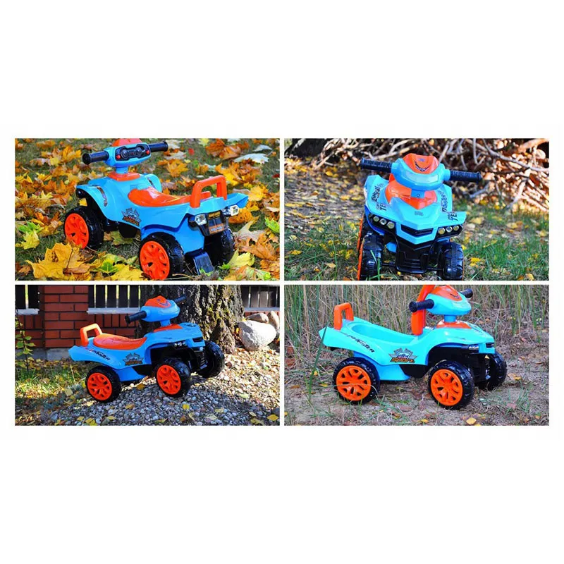 Porteur Quad Monster Bleu - 12m+-6