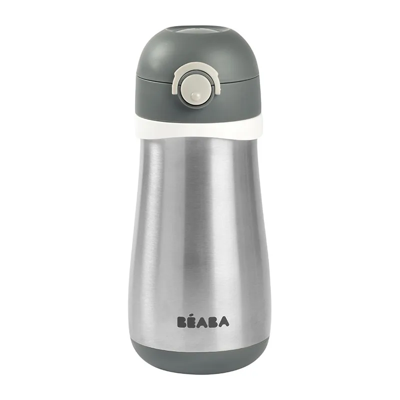 Gourde Inox Gris minéral - 350ml-0