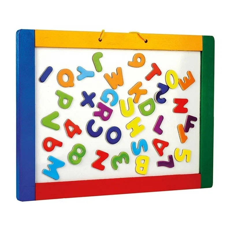 Tableau magnétique double face + Lettres - 36m+-3