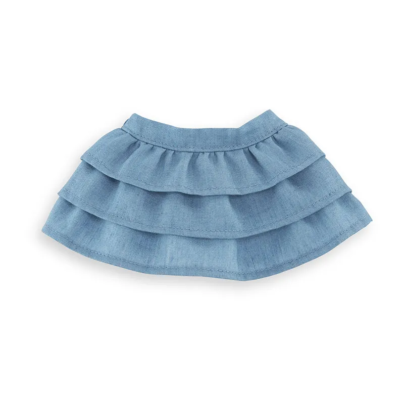 Jupe à volants Bleu poupée ma Corolle 36cm - 4+-1