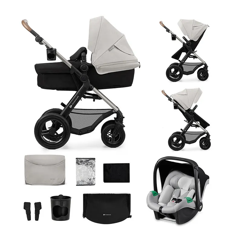 Poussette Moov 2 Air 3en1 Gris - 0m+-8